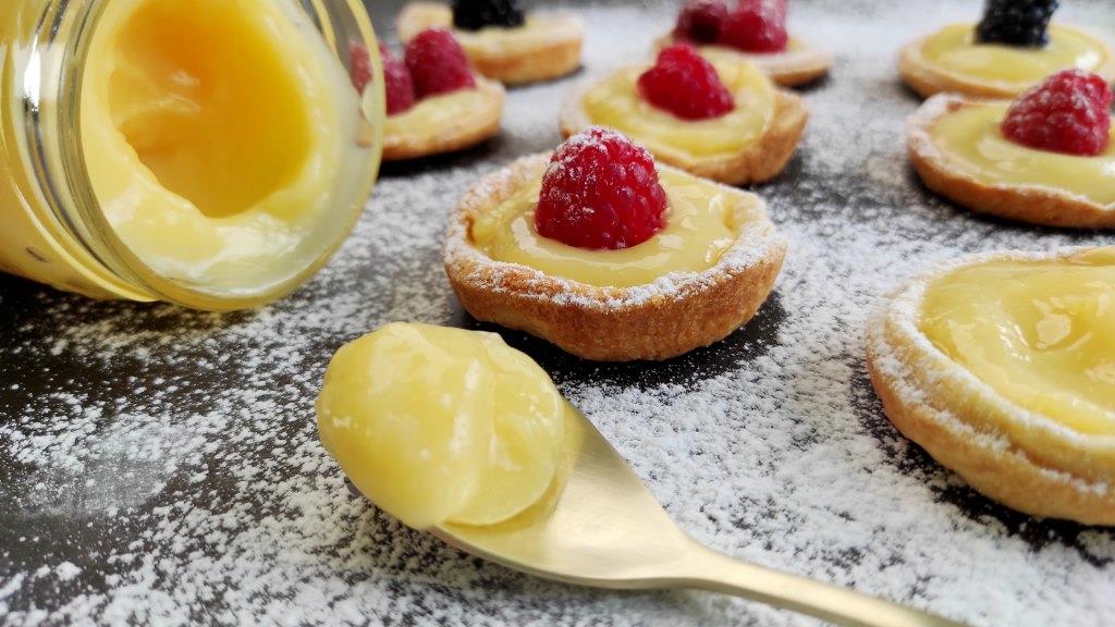 Tartaletas de crema de limón