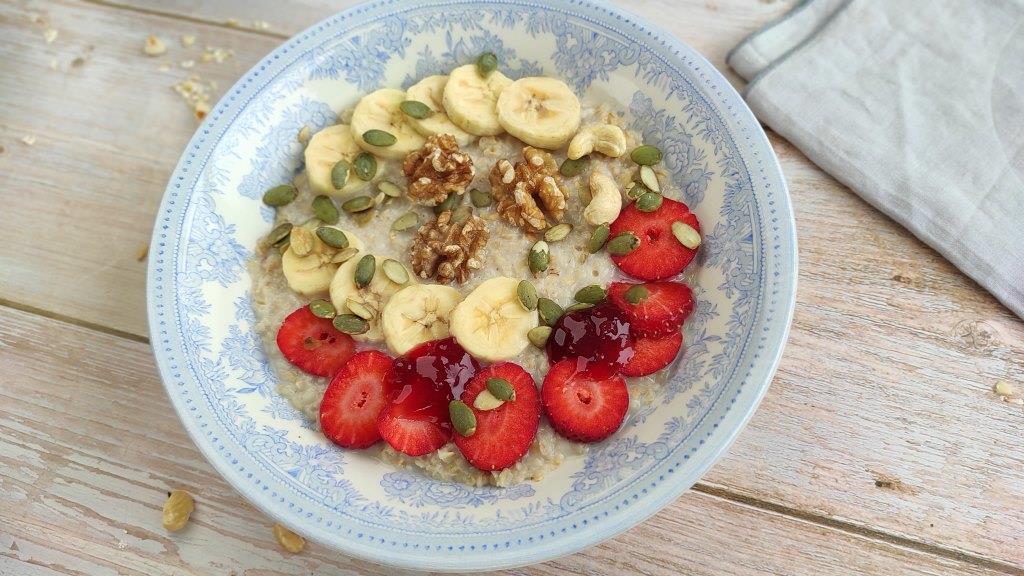 cómo preparar avena desayuno