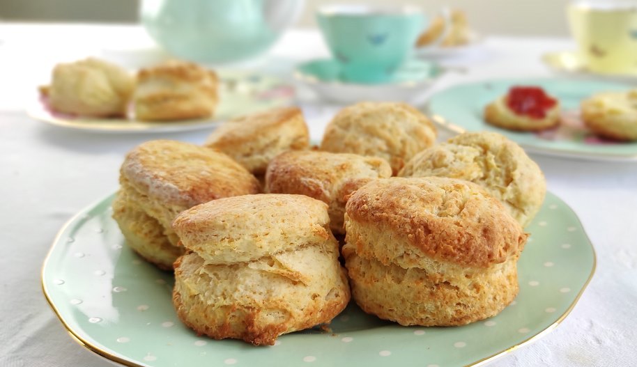 Scones recién hechos