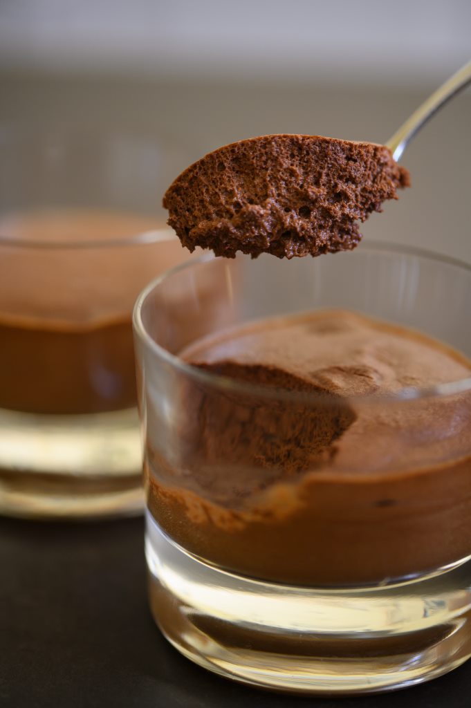 Mousse de chocolate ligero